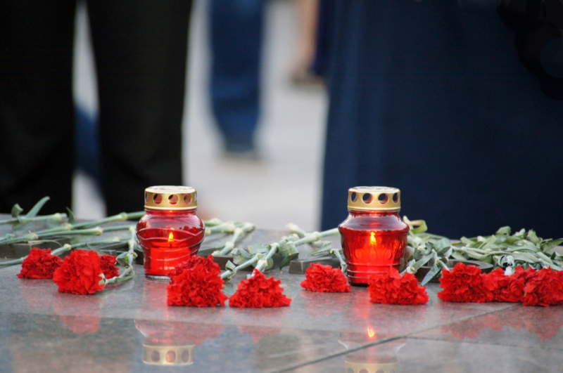 Акция &quotСвеча памяти&quot Владислав Костин, Иркутская область