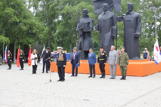 Вступает член президиума Совета ветеранов Артемовского ГО Виктор Воронцов