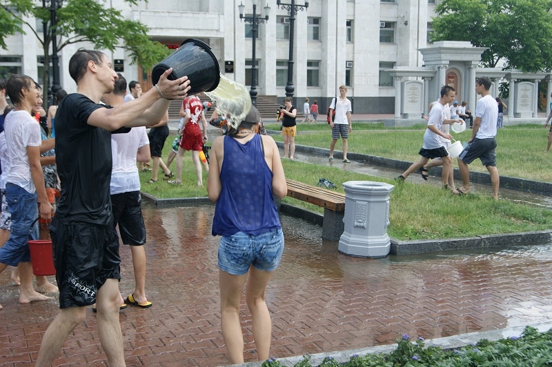 Грандиозное водное побоище устроят в центре Хабаровска  Александр Семенов