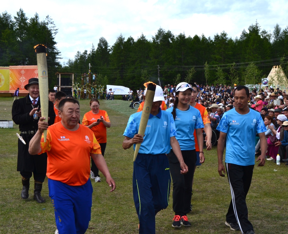 Эстафета огня  МКИ &quotДети Азии&quot