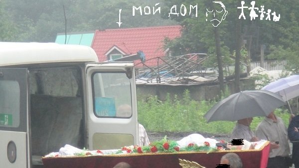 Дом около кладбища