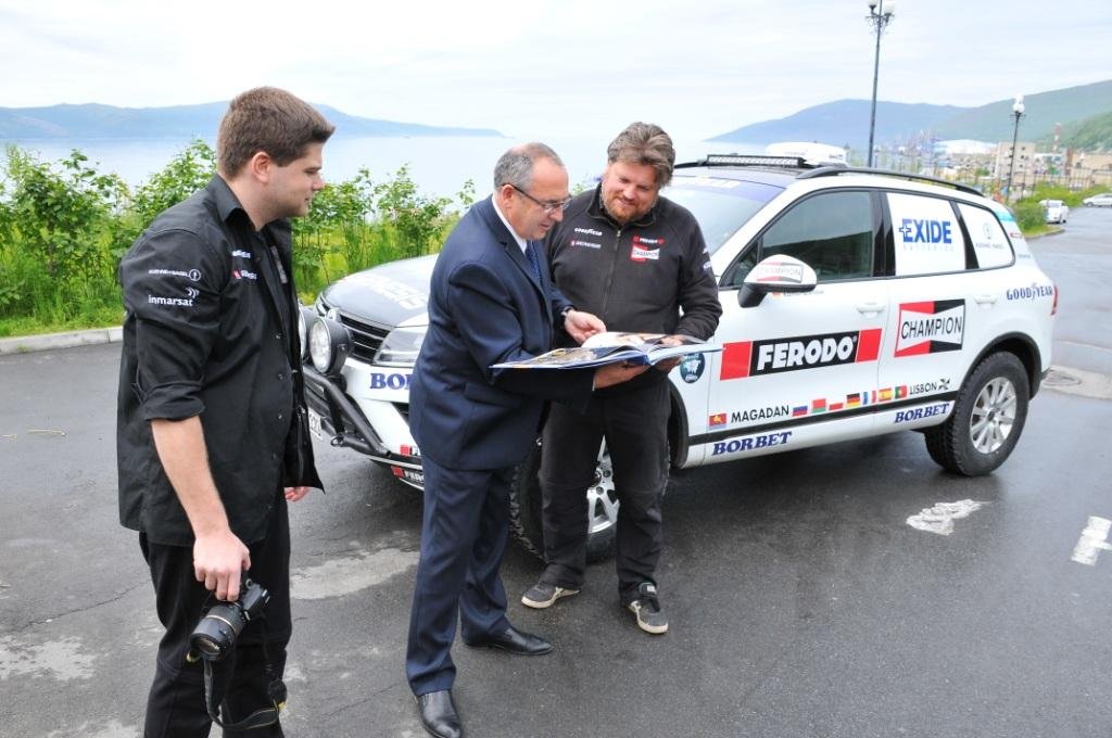 Старт гонки Пресс-служба мэрии Магадана