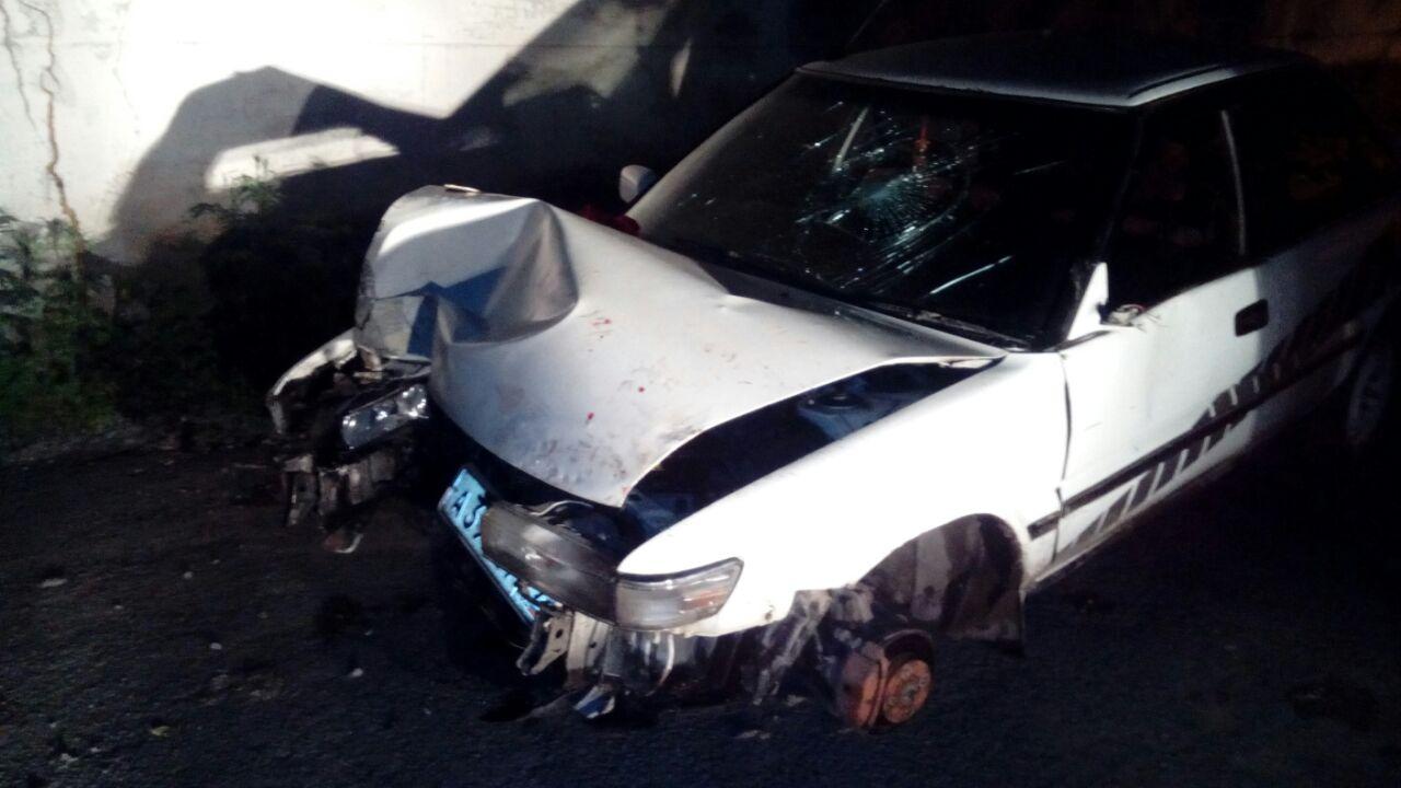 Пьяный лихач врезался в столб электропередачи в п.Теплоозёрск ЕАО  областная ГИБДД 