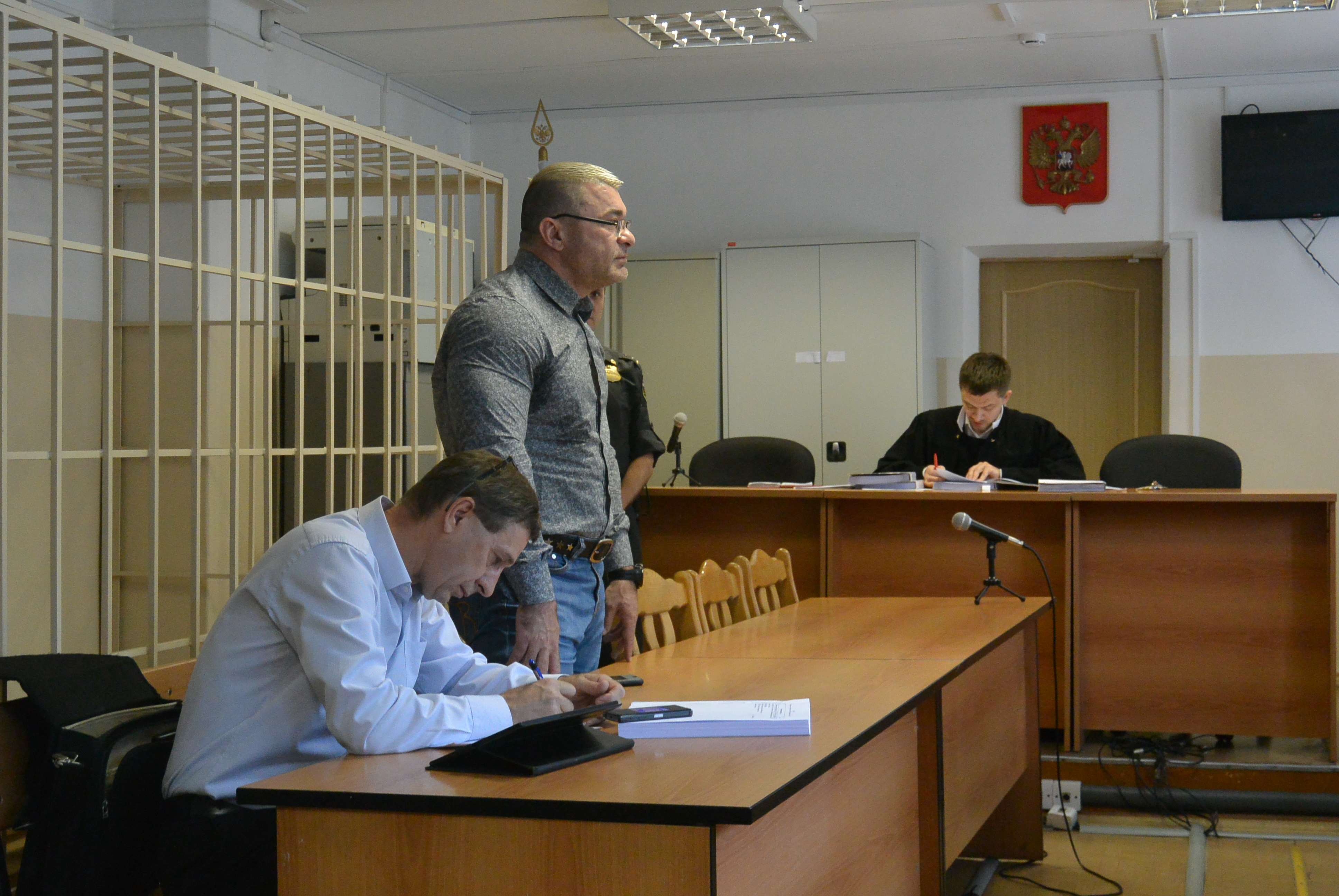 Сысойкин с адвокатом в суде Юлия Зеевальд, РИА PrimaMedia 