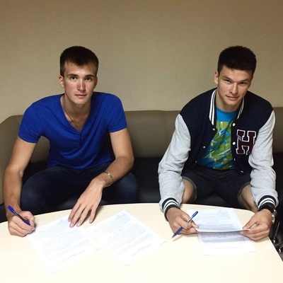 Вячеслав Грачев и Лев Сердюк  пресс-служба ПСК &quotСахалин&quot