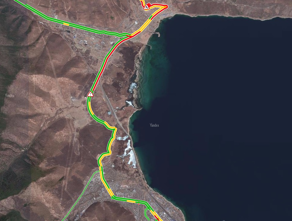 Пробка на федеральной трассе