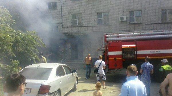 Пожар по переулку Инский, 5 Илья Юшкевич.