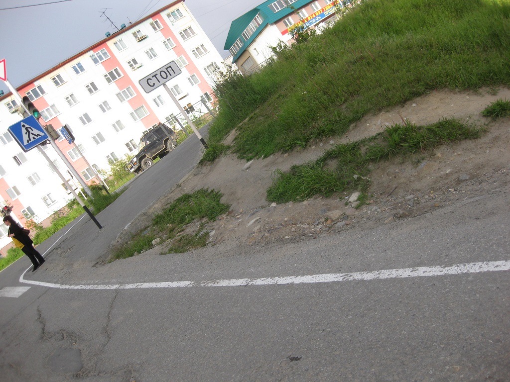 Пешеходная зона на улице Билибина