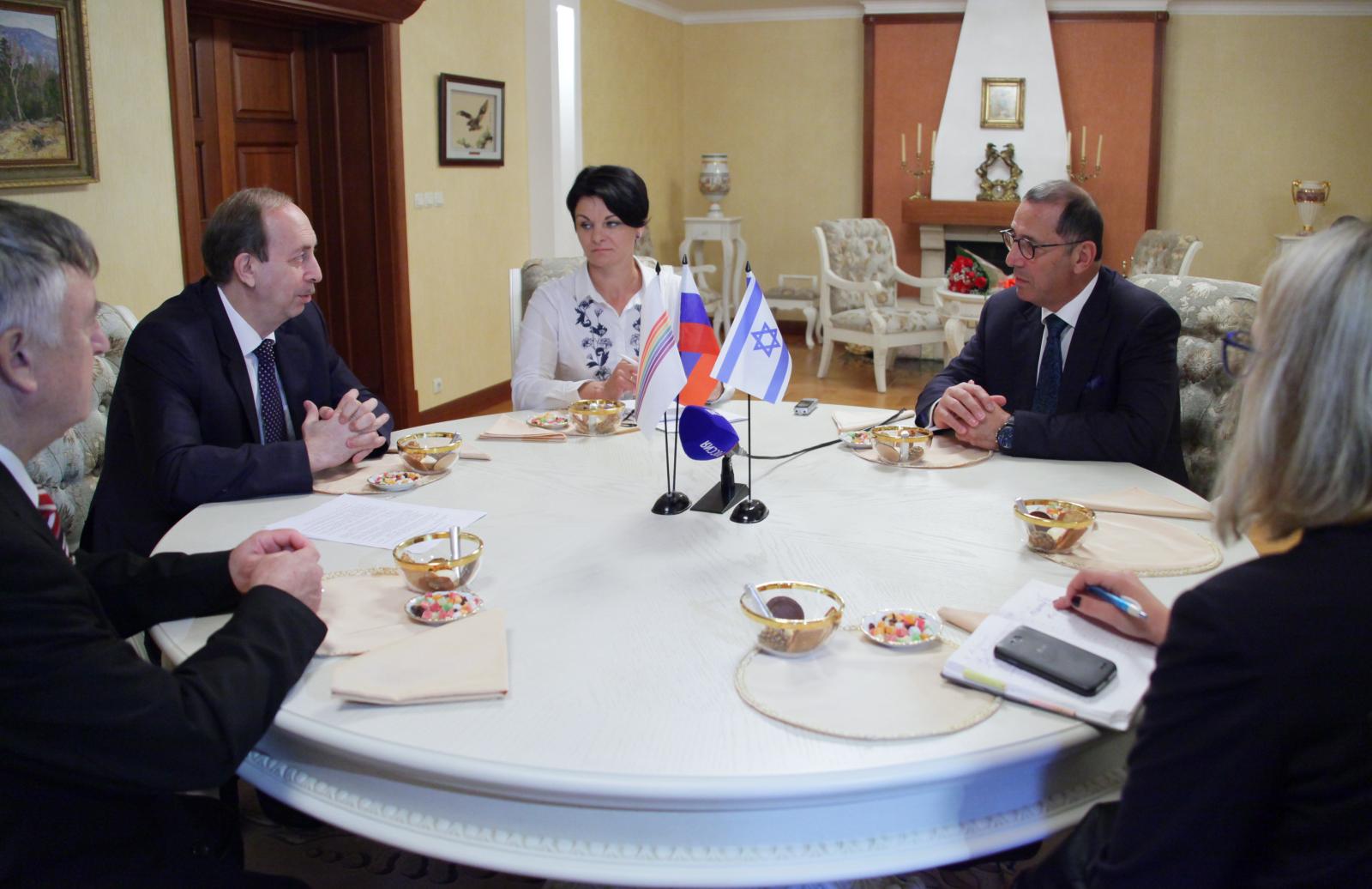 Встреча губернатора ЕАО с послом Израиля Департамент пресс-службы губернатора и правительства ЕАО