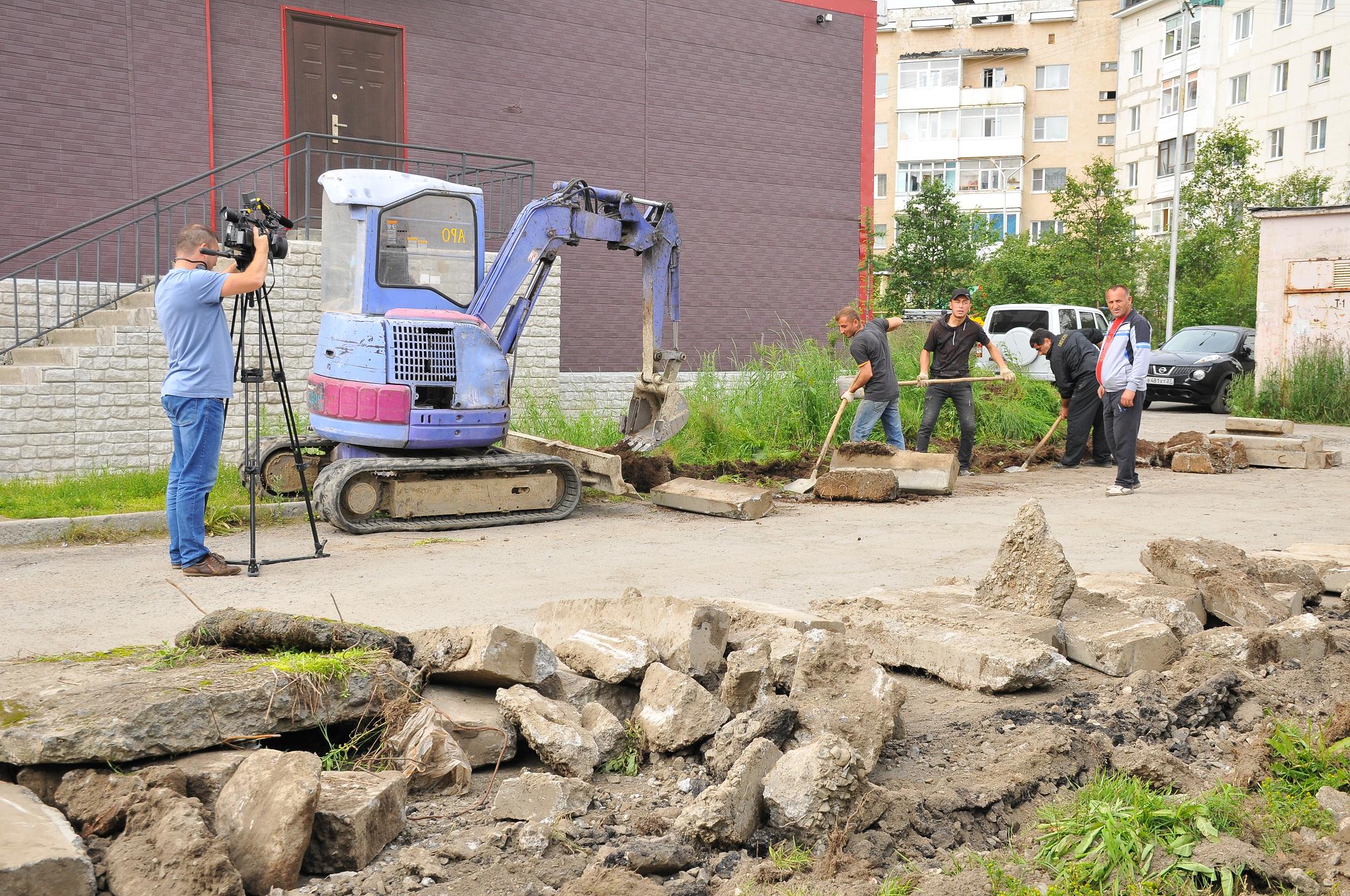 Благоустройство Пресс-служба мэрии Магадана