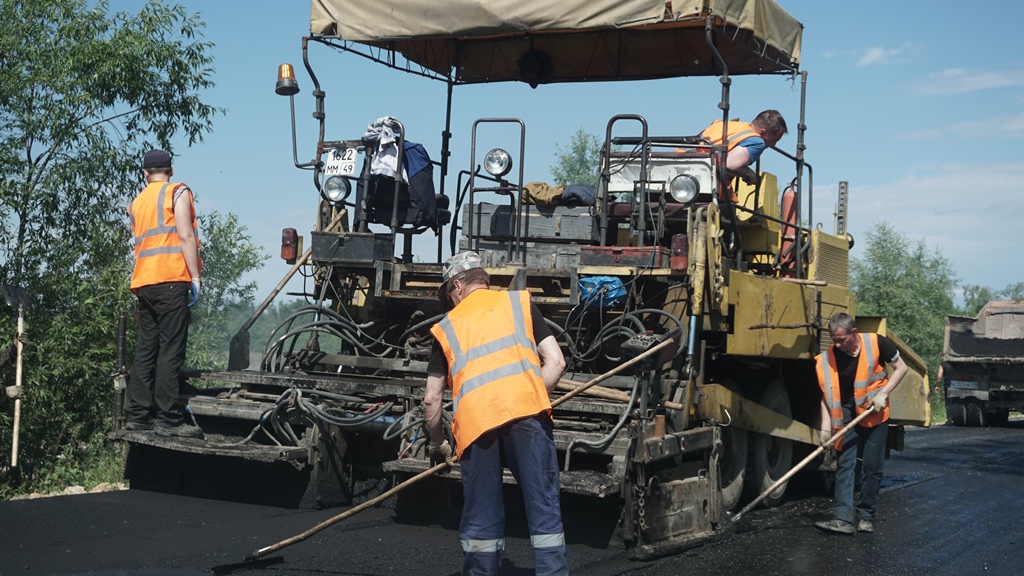 Ремонт дороги "Ола – Гадля"