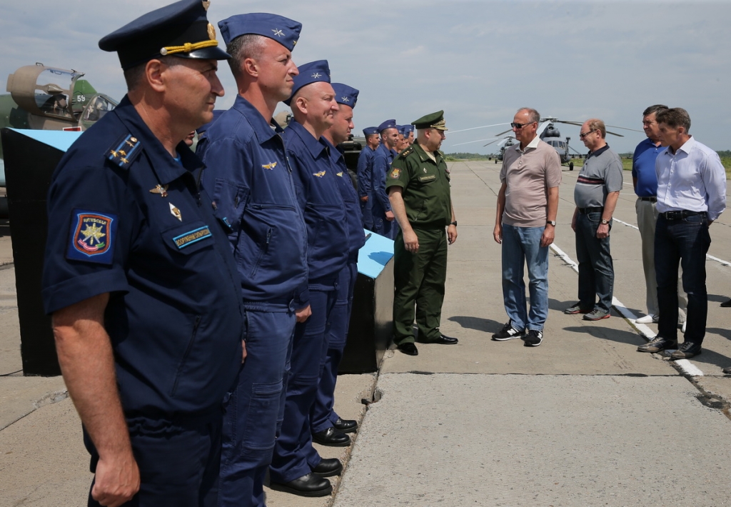 Знакомство с военными объектами Николая Патрушева