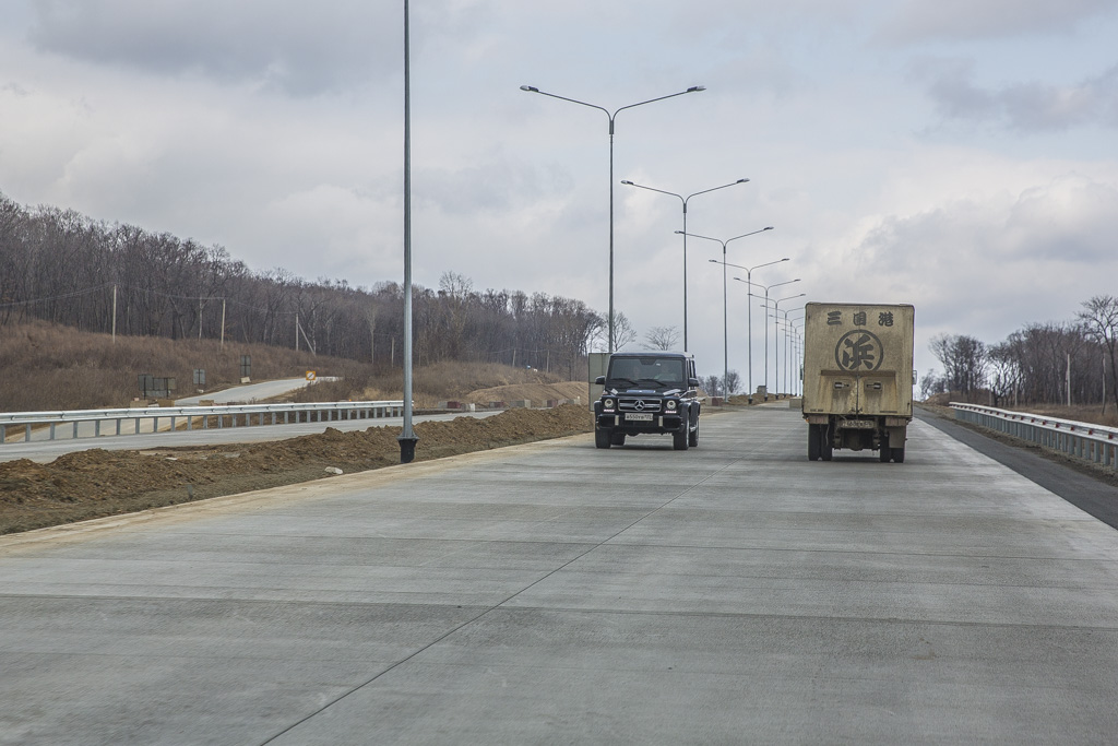 Дорога в процессе строительства РИА PrimaMedia