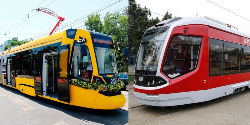 Конкурс между трамваями &quotВитязь&quot и &quotМетелица&quot стартовал в Краснодаре С официального сайта администрации Краснодара