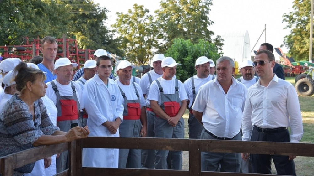 Дмитрий Медведев побывал на Кубани