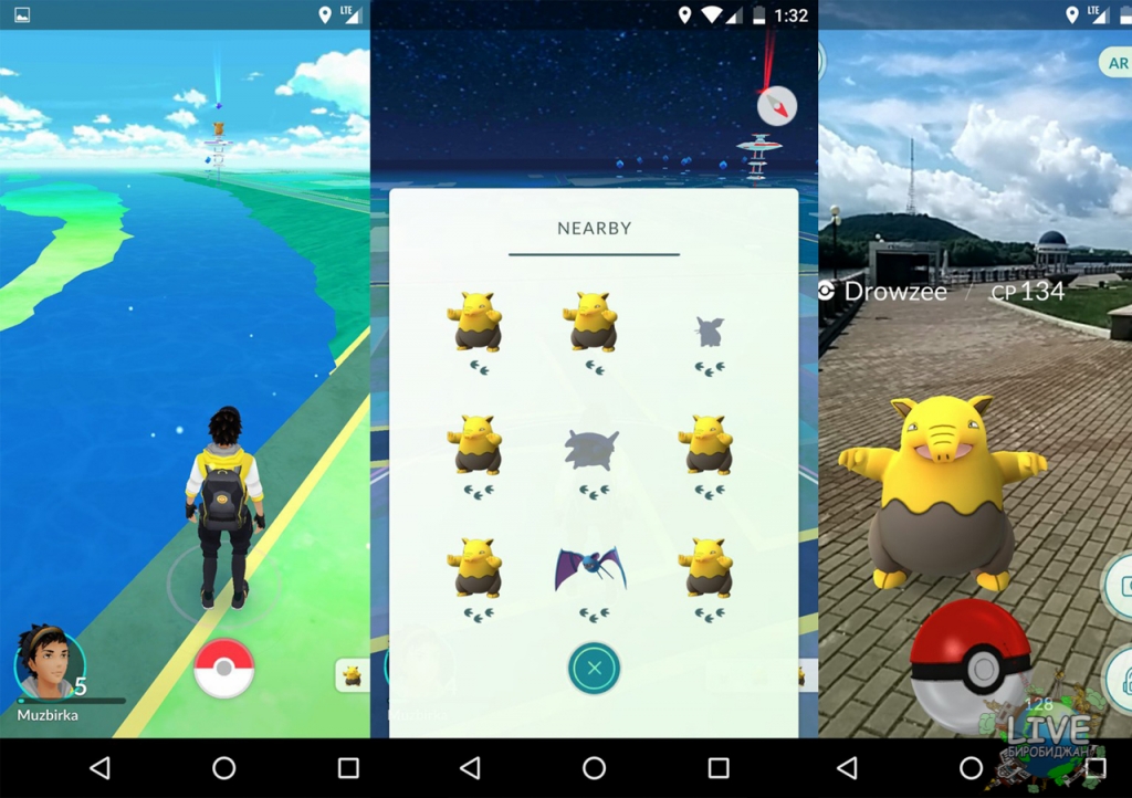 Самый распространенный покемон в Биробиджане - Дроузи предоставлено Александром Музыкой