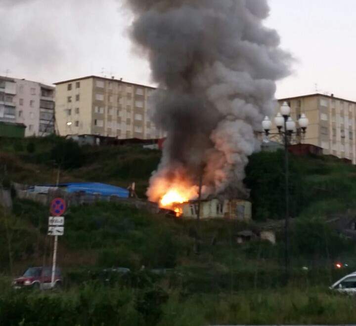 Пожар Из социальных сетей