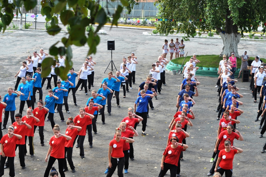 Яркий флешмоб