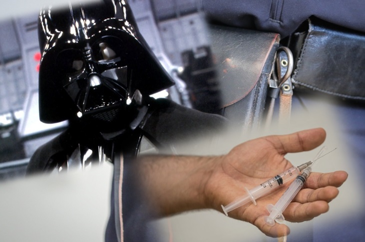 От Дарта Вейдера просил защиты у полиции житель Краснодара, прятавшийся в кустах ИА KrasnodarMedia