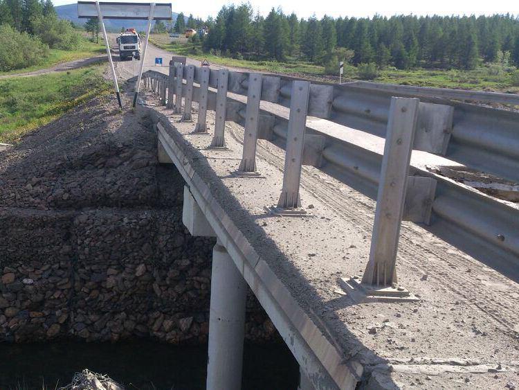 Мост Пресс-служба ГУ МЧС России по Магаданской области