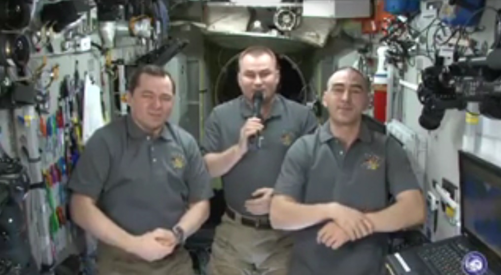 Космонавты поздравили жителей с юбилеем Улан-Удэ скриншот ИА UlanMedia