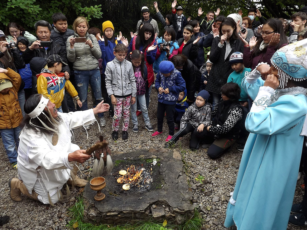 Алгыс на территории природного парка &quotЛенские столбы&quot  ОА г. Якутск