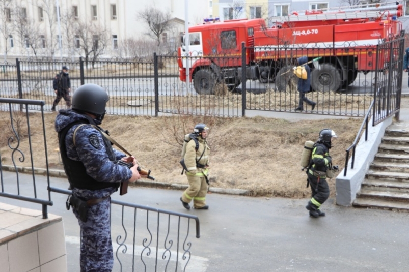 Внезапная тренировка Пресс-служба ГУ МЧС России по Магаданской области