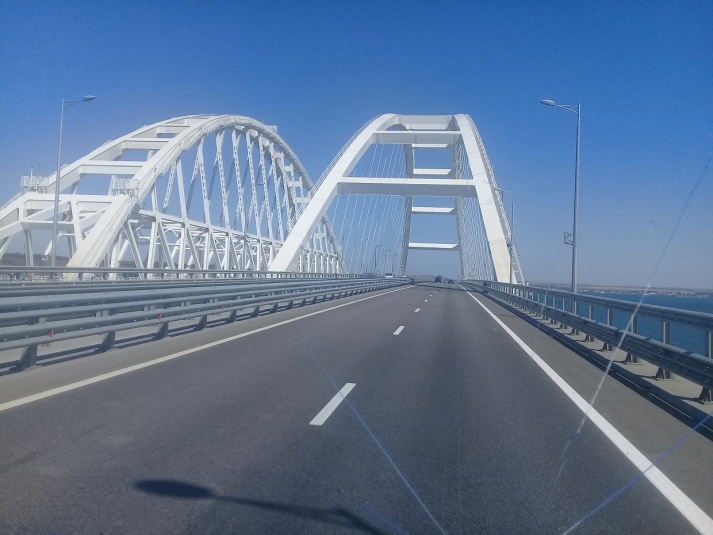 мост, Крымский мост,дорога, автомагистраль Людмила Лата, ИА KrasnodarMedia
