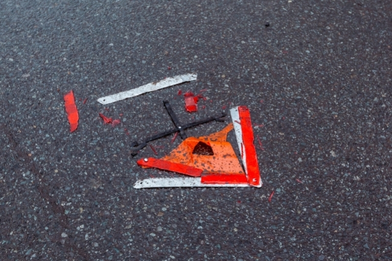Дорожный знак авария дтп происшествие водитель права Мария Бородина, ИА PrimaMedia