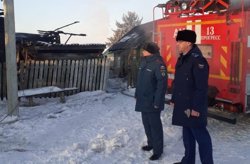 Пожар в пгт. Прогресс унес жизни двух человек прокуратура Амурской области