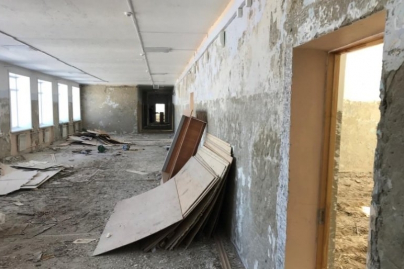 Капитальный ремонт начался в средней школе в Завитинске сайт правительства Амурской области