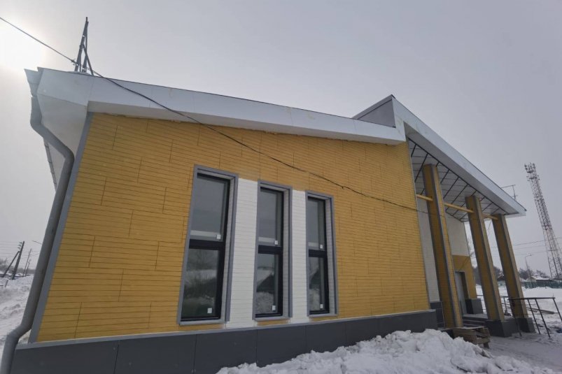 Новый дом культуры в Адо-Тымово откроют в апреле пресс-служба министерства строительства Сахалинской области