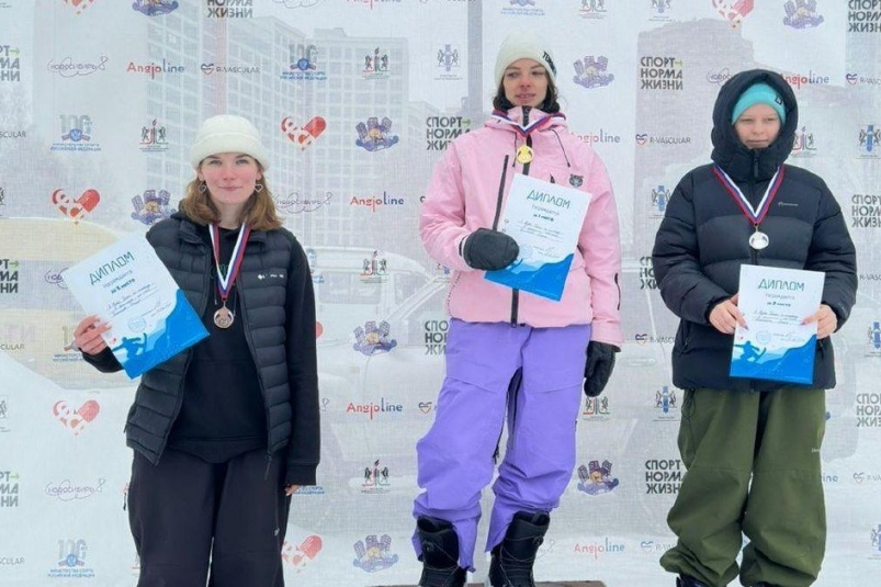 Сахалинская спортсменка заняла второе место на Кубке России по сноуборду пресс-служба министерства спорта Сахалинской области