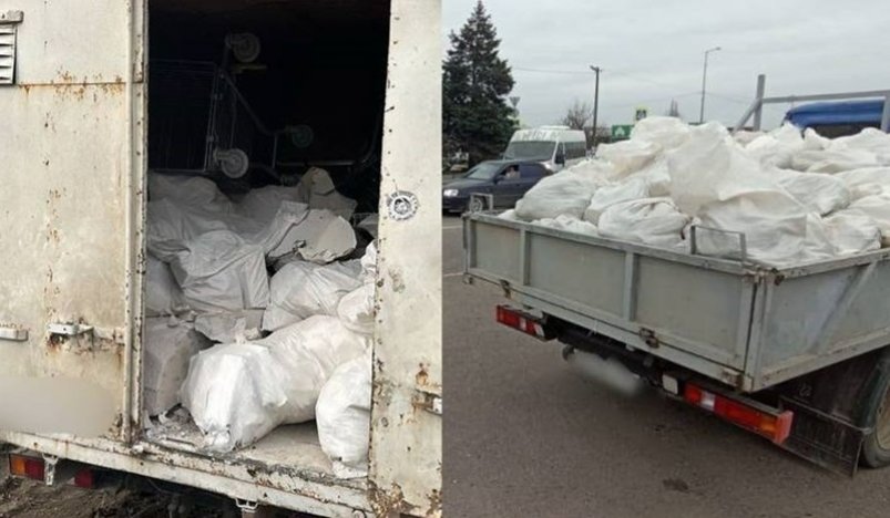 Полиция Краснодара  установила очередного перевозчика мусора без лицензии t.me/mvd23krasnodar