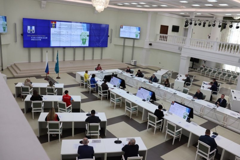 Заседание межведомственной комиссии пресс-служба администрации Южно-Сахалинск