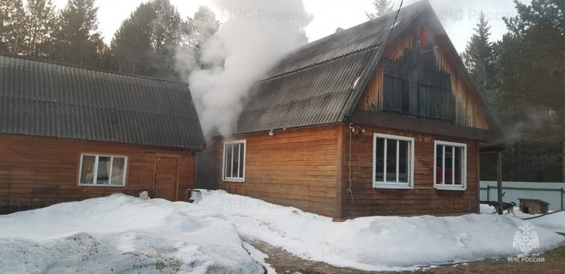 пожар ГУ МЧС России по Иркутской области