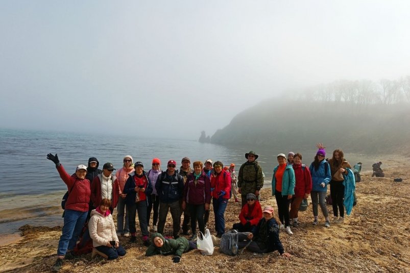 14 апреля посетили остров Путятина Лига ходьбы "Женьшень"