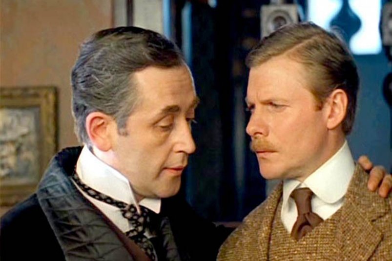 Шерлок Холм и доктор Ватсон кадр из фильма "Приключения Шерлока Холмса и доктора Ватсона" (12+)