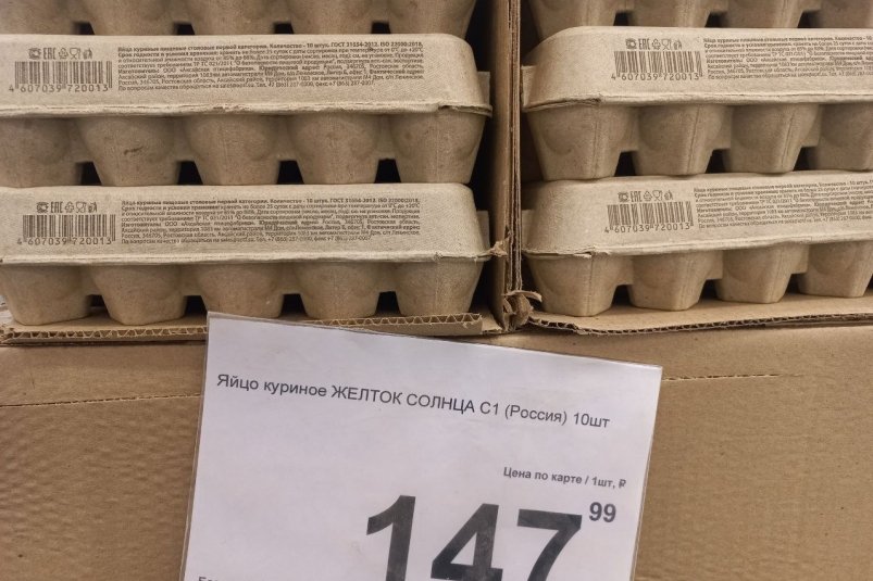 Краснодарские сетевики перед пасхой подняли цены на яйца Светлана Юдина