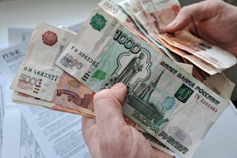 Деньги в руках Долгополова Ольга, ИА UssurMedia.ru