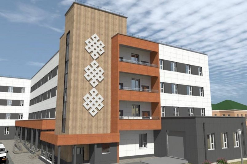 Новое здание больницы Управление капитального строительства Бурятии
