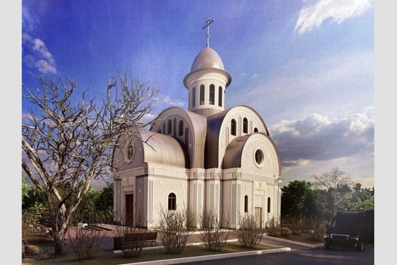 Облик нового храма в районе Лесного кладбища Администрация Владивостока