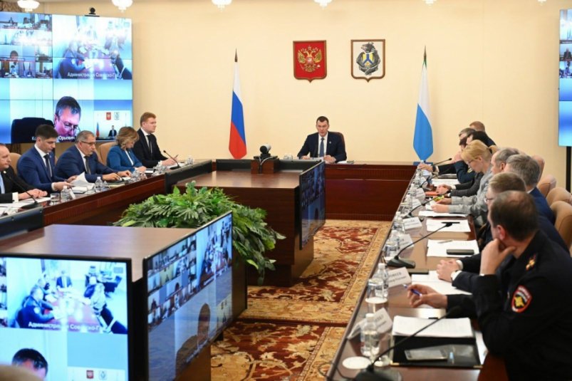 Заседание Пресс-служба губернатора и правительства Хабаровского края
