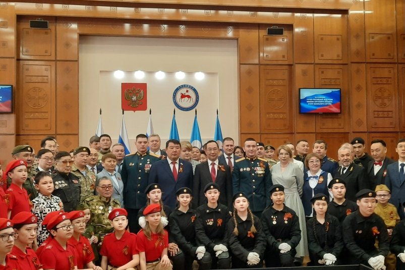 Торжественное чествование Героев России Николая Соболева и Игоря Юргина прошло в Якутске ИА YakutiaMedia