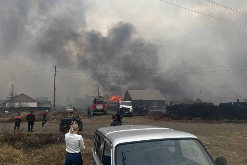 Пожар тг-канал (18+) мэра Братского района Александра Дубровина