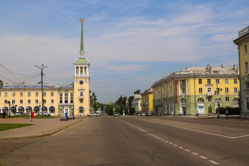 Площадь Ленина в Ангарске Юлия Ушакова, ИА IrkutskMedia