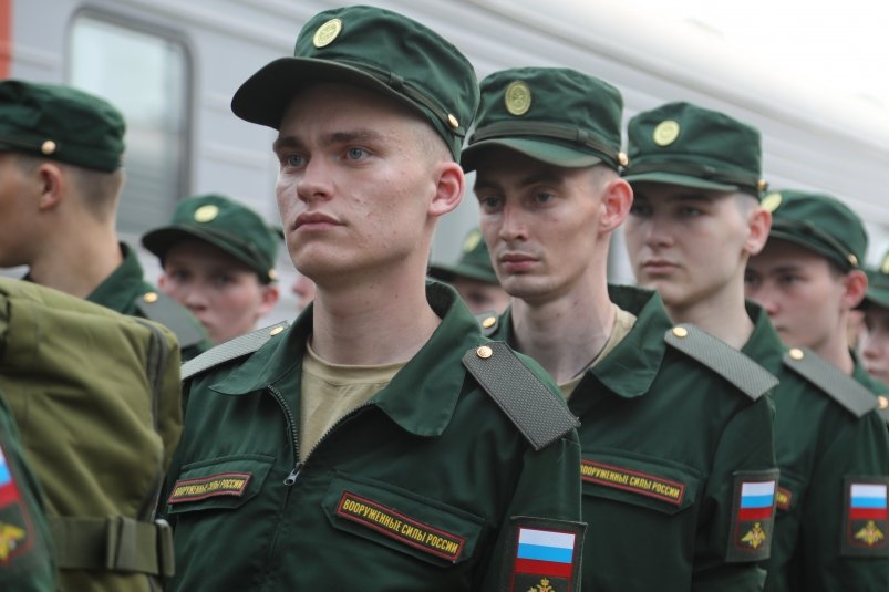 Крупный воинский эшелон с новобранцами прибыл в Хабаровск Предоставлено пресс-службой Восточного военного округа