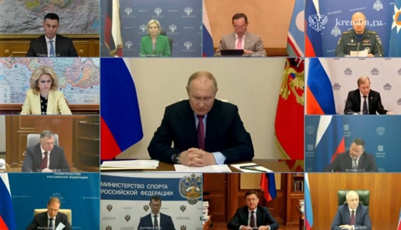 Глава Якутии  принял участие в совещании под руководством Владимира Путина сайт главы и правительства республики