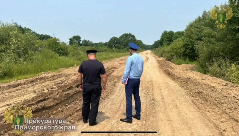 Уссурийская городская прокуратура  организовала проверку по факту неудовлетворительного состояния грунтовой дороги прокуратура Приморского края