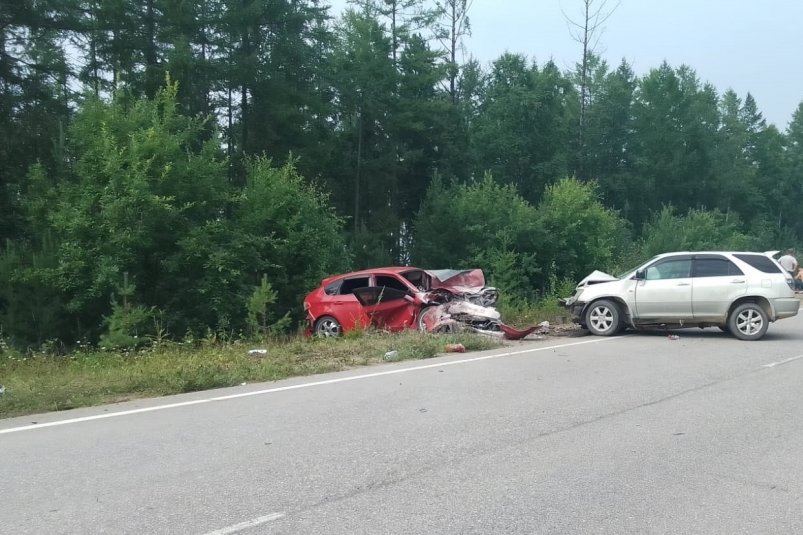 Авария в Прибайкальском районе УГИБДД Бурятии